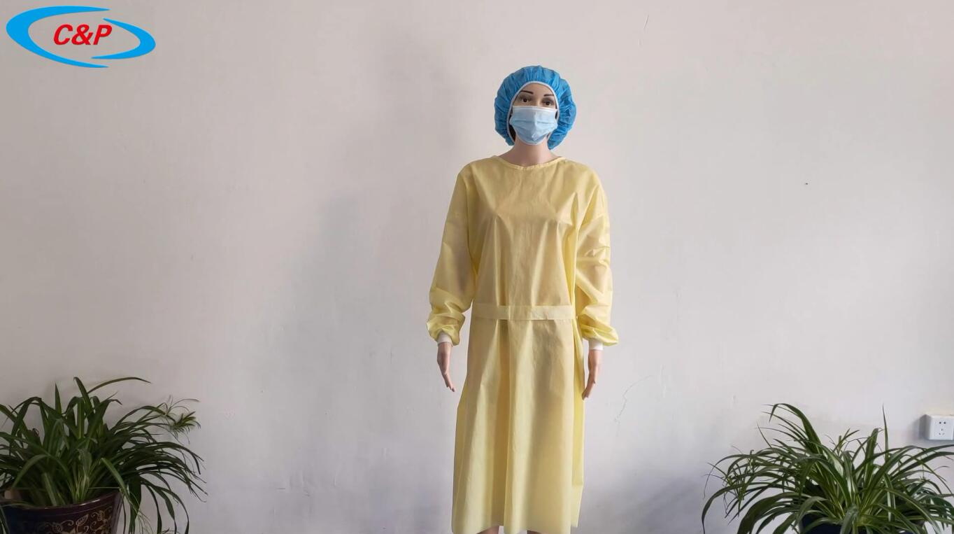 Yellow Isolation Gown