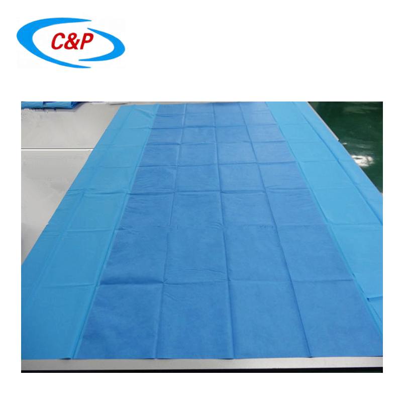 Blue PE Back Table Cover
