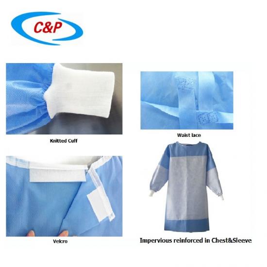 Nonwoven Reinforced Surgical Gown