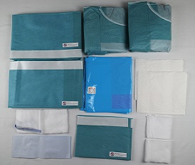 protección e inspección de kits quirúrgicos desechables